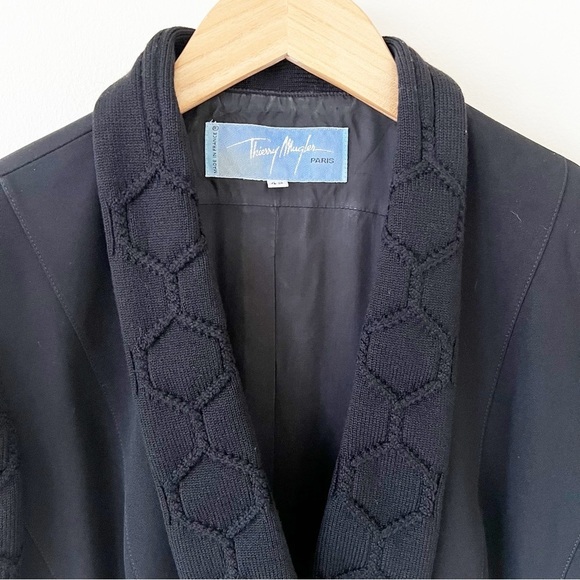 Vintage Thierry Mugler Sweater Blazer - Picture 2 of 8